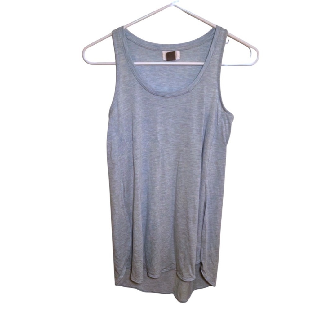 Old Navy Women's Size XS Tulip‎ Hem Tank Top Light Heather Blue Scoop Neck